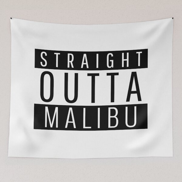 Item preview, Straight Outta Malibu California  designed and sold by Teelogic.