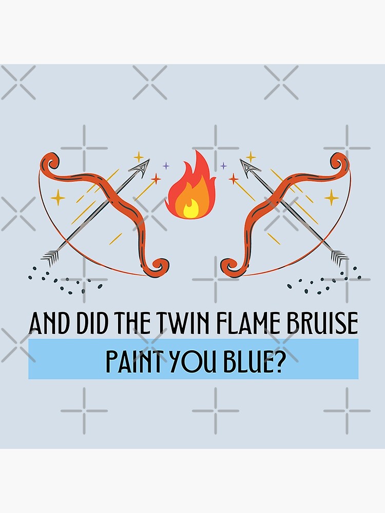 Did the twin flame bruise paint you blue? /All too well - Taylor Swift |  Poster