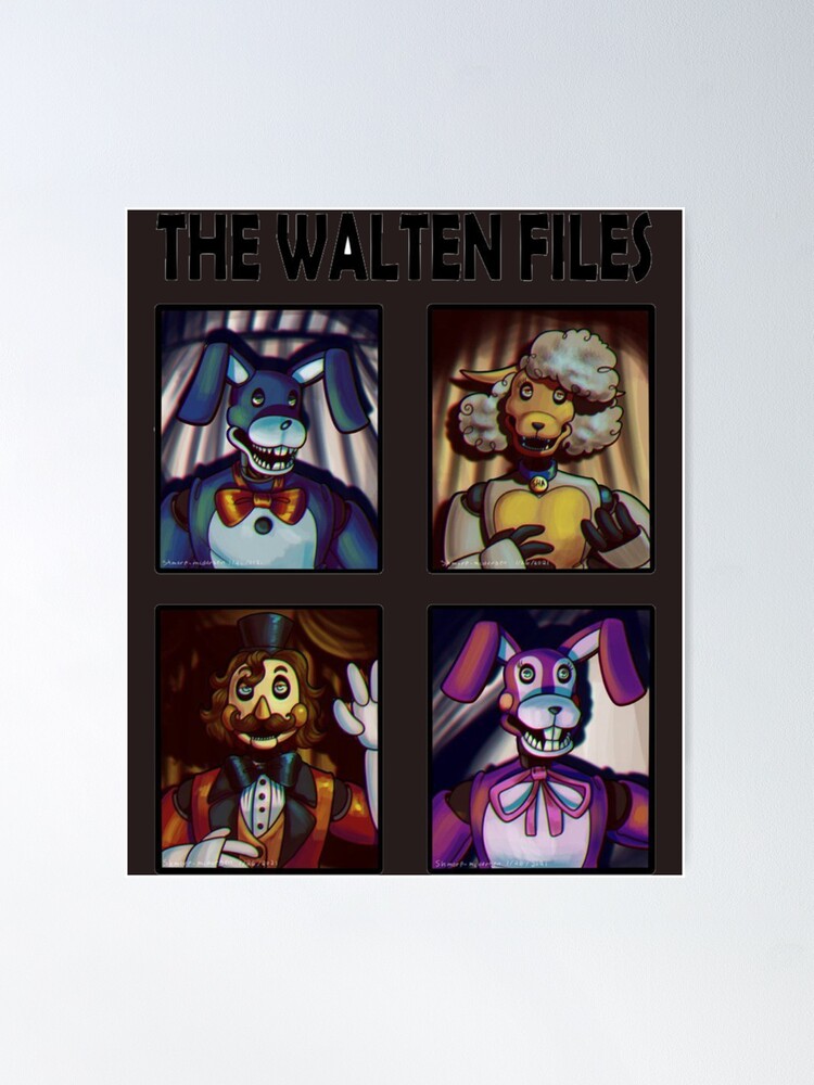 novumave on X: remade the walten files poster with fnaf characters because  its iconic  / X