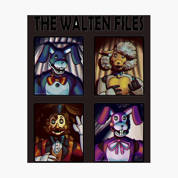 The Walten Files Characters Photographic Print For Sale By Stromdesign Redbubble 8913