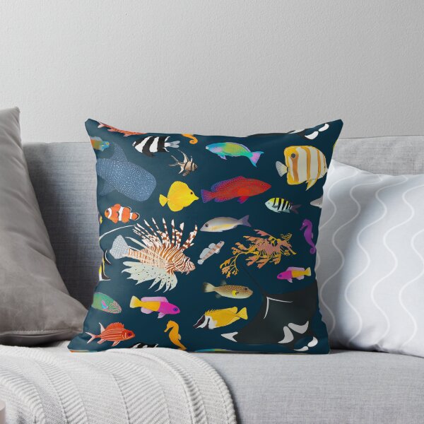 Item preview, Tropical Reef Fishes (Dark) designed and sold by WestCoastWoods.