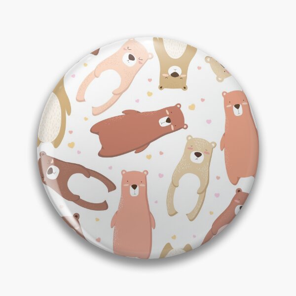 Item preview, Seamless pattern with colorful cute bears designed and sold by DarianaArt.