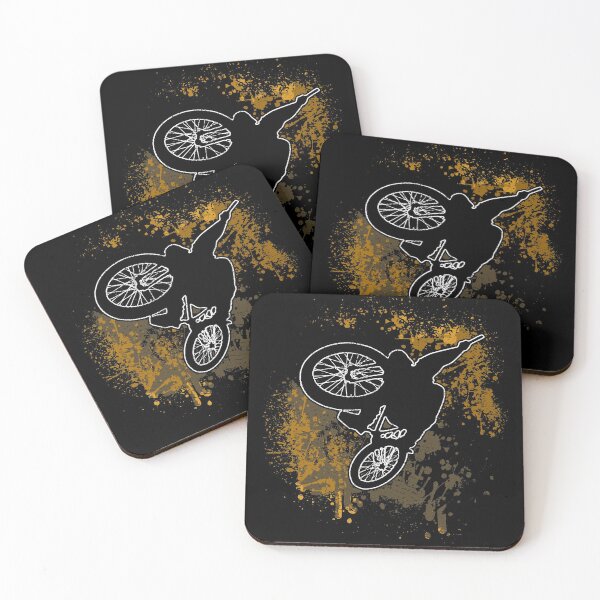 Item preview, BMX dirt bike mountain bikers doing a dirt jump designed and sold by Denis Rösler.