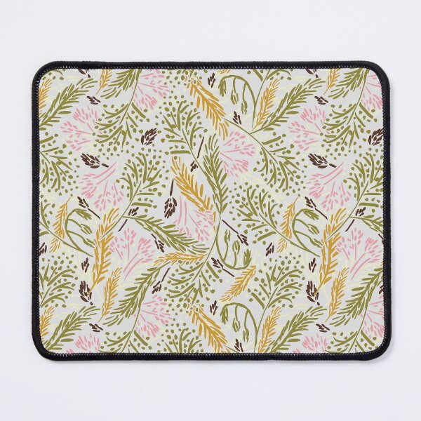 “Wild Praire Grasses" Designer Handpainted Botanical Organic Home Decor Print Mouse Pad
