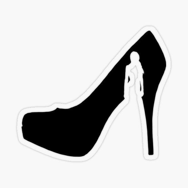 Red Black High Heel Shoe Stickers - 24 Results