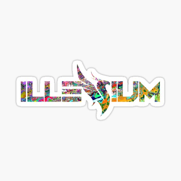 EDM Phoenix Trippy Psychedelic Sticker