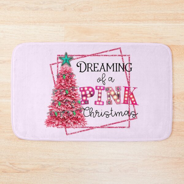 Item preview, Dreaming Of A Pink Christmas Marquee Lights designed and sold by ChicoryJunction.