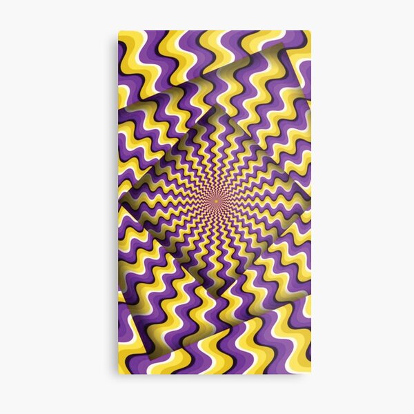 Optical illusion 9 Metal Print