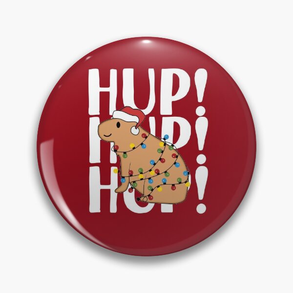 Item preview, Capybara tangled up Christmas Lights HUP HUP HUP designed and sold by ArlacV.