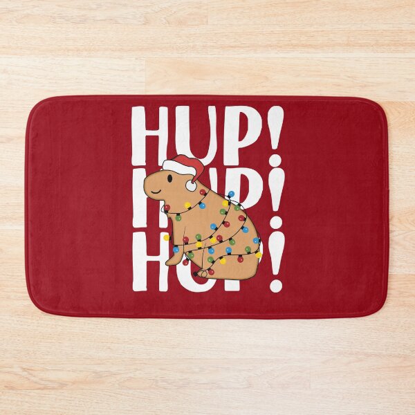 Item preview, Capybara tangled up Christmas Lights HUP HUP HUP designed and sold by ArlacV.
