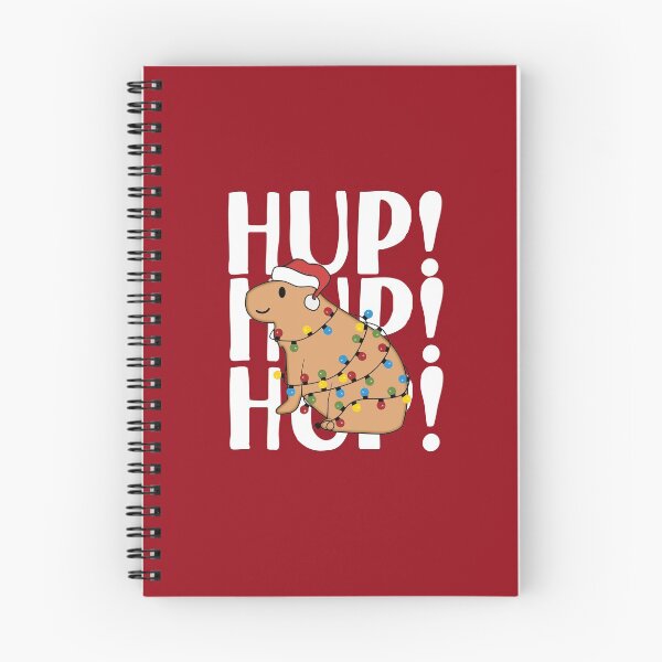 Item preview, Capybara tangled up Christmas Lights HUP HUP HUP designed and sold by ArlacV.