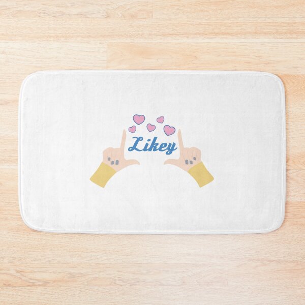 Item preview, Twice Likey | Cute Kpop Song Lyrics Typography designed and sold by mschubbybunny.