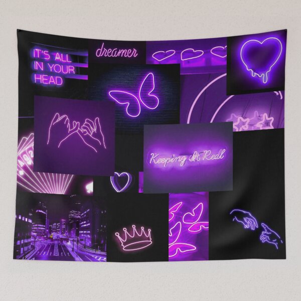 Item preview, Purple Aesthetic Collage designed and sold by serenadesigns.