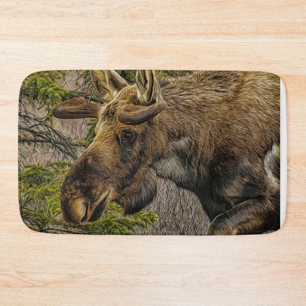 Item preview, Moose in Denali National Park Alaska designed and sold by Alaskandreamer.