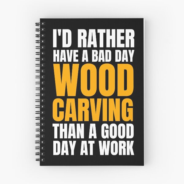 Item preview, I'd Rather Have a Bad Day Wood Carving designed and sold by Crafty-Mornings.