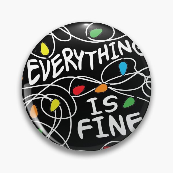 Item preview, Merry Xmas I'm fine Everything Is Fine Christmas Lights designed and sold by TeeServes.