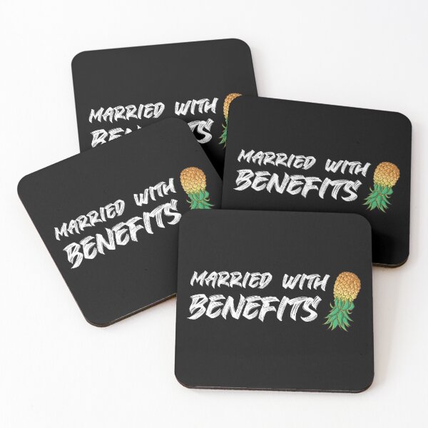 Item preview, Married With Benefits Swinger Lifestyle Design. For dark colors. designed and sold by swingersshop.