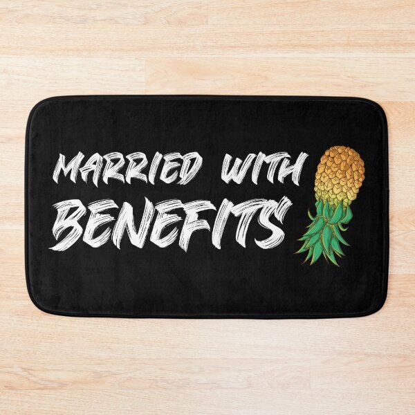 Item preview, Married With Benefits Swinger Lifestyle Design. For dark colors. designed and sold by swingersshop.