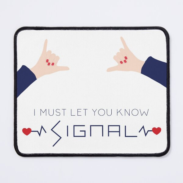 Item preview, Twice Signal | Cute Kpop Song Lyrics Typography designed and sold by mschubbybunny.