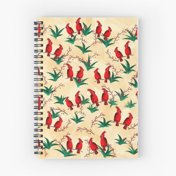 Item preview, Red Cardinal Design in a light cream color background designed and sold by Susaans-Art.