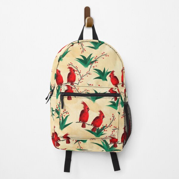 Item preview, Red Cardinal Design in a light cream color background designed and sold by Susaans-Art.