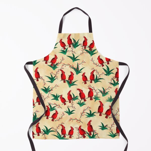 Item preview, Red Cardinal Design in a light cream color background designed and sold by Susaans-Art.