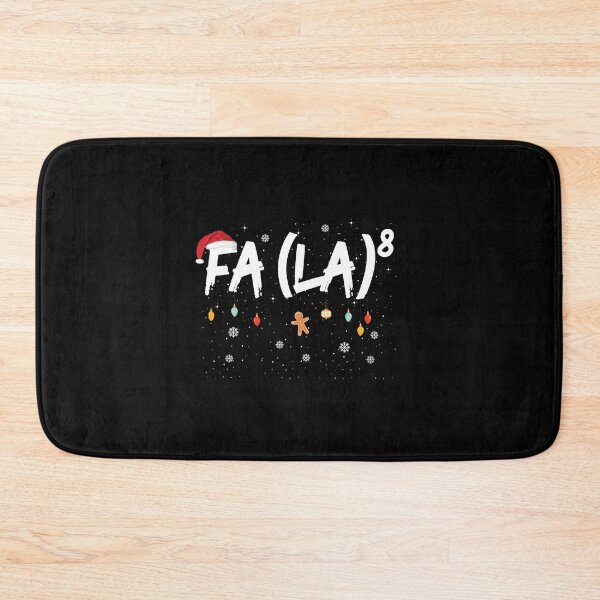 Item preview, Fa (La)8 Funny Christmas Math Teacher Santa Hat designed and sold by ELAB27.