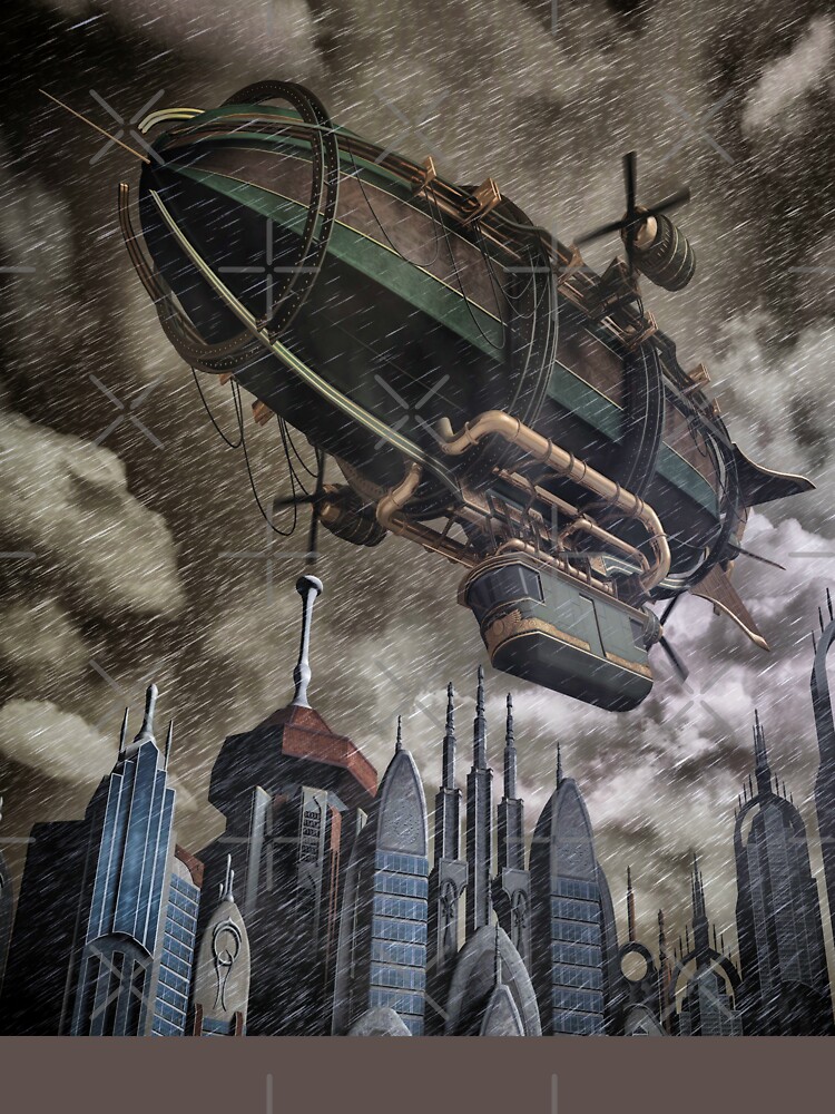 Steampunk Airship 2 by Gypsykiss