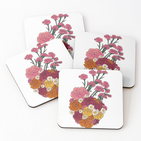 Item preview, Mi Corazón Con Flores (Black Line Art: Complex) designed and sold by 2-Floral-Frogs.