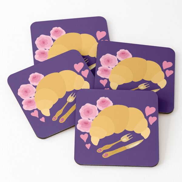 Item preview, Croissants And Roses designed and sold by BundaBear.