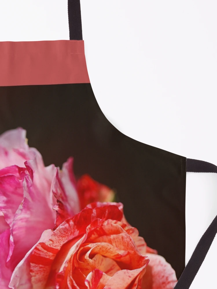 Thumbnail 3 of 6, Apron, Variegated Roses In Love designed and sold by Joy Watson - Natural Light Photography .