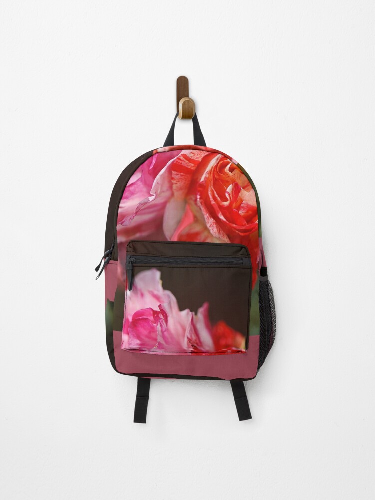 Thumbnail 1 of 3, Backpack, Variegated Roses In Love designed and sold by bubbleblue.