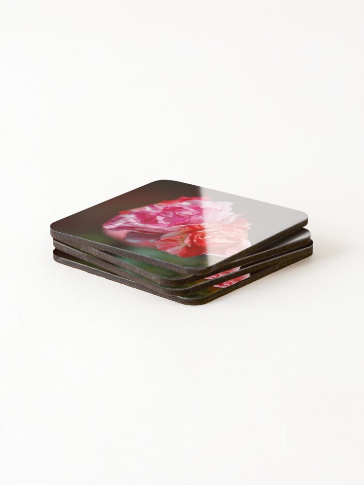 Thumbnail 4 of 5, Coasters (Set of 4), Variegated Roses In Love designed and sold by bubbleblue.