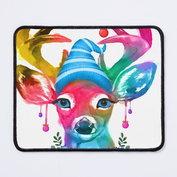 Item preview, Watercolor Christmas Deer Xmas Reindeer designed and sold by tjred01.