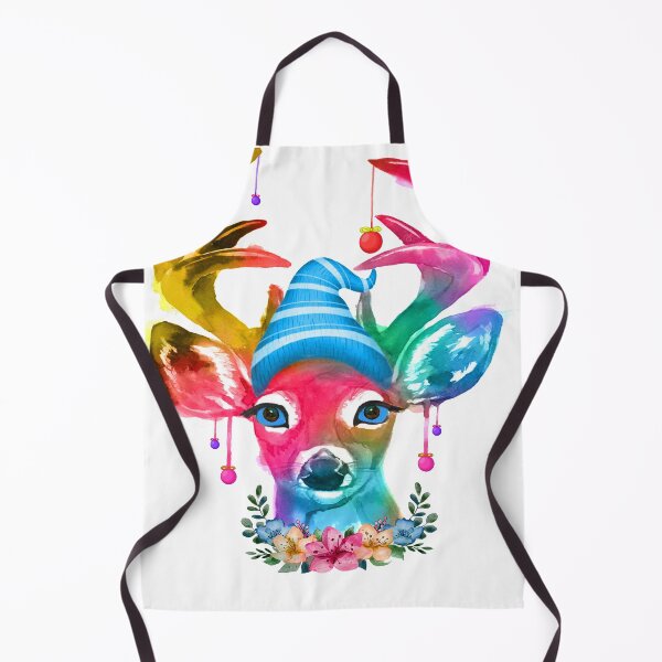Item preview, Watercolor Christmas Deer Xmas Reindeer designed and sold by tjred01.