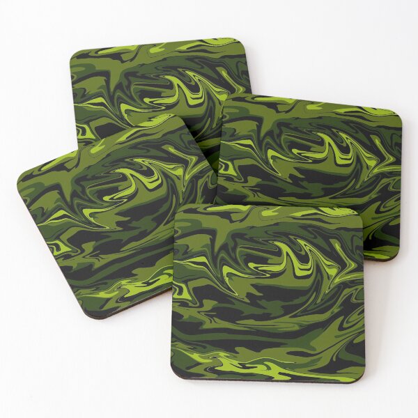 Item preview, Abstract Art Green Shades designed and sold by chahakisha.