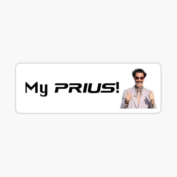 Item preview, My Prius Sticker designed and sold by drpeeber.
