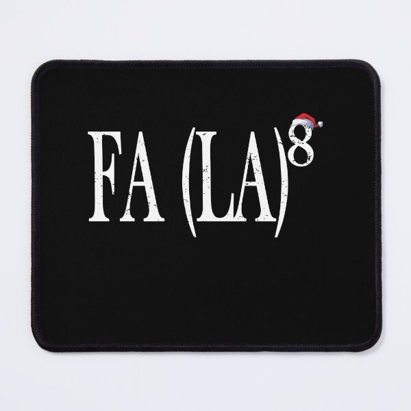 Item preview, Christmas Teacher Math Nerd Santa Hat- Fa La La La Exponent designed and sold by ELAB27.