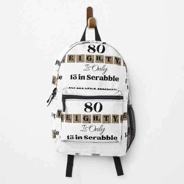 Item preview, 80 Eighty Is Only 13 In Scrabble Funny 80 th Birthday designed and sold by NishiiAgrawal.