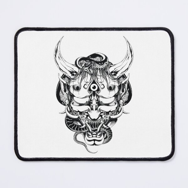 Item preview, Hannya Mask Outline designed and sold by MaddFictional.