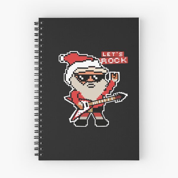 Item preview, Let's Rock Santa with Guitar Heavy Metal Rocker Christmas Funny Gift  designed and sold by alenaz.