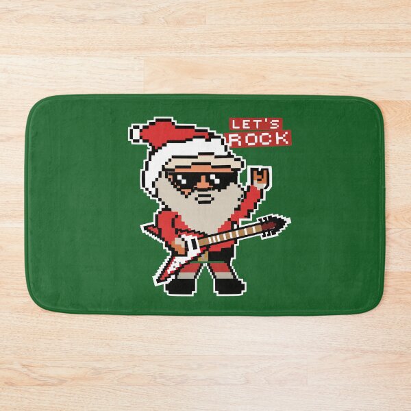 Item preview, Let's Rock Santa with Guitar Heavy Metal Rocker Christmas Funny Gift  designed and sold by alenaz.