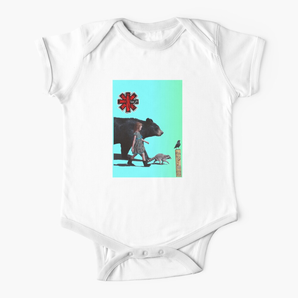 RHCP bear Babystrampler