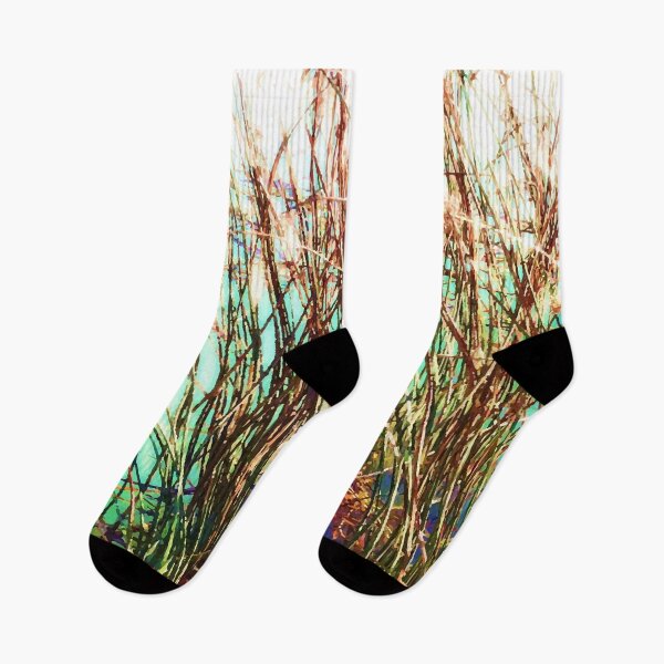 Item preview, Aquatic vegetation, aquatic plant, aquatic plants, leaves, leaf, nature, botanical, tropical, exotic, water, summer, reflection, sun, sunny-day, spring, holiday, xmas, red, green, designed and sold by PrintedDreams.