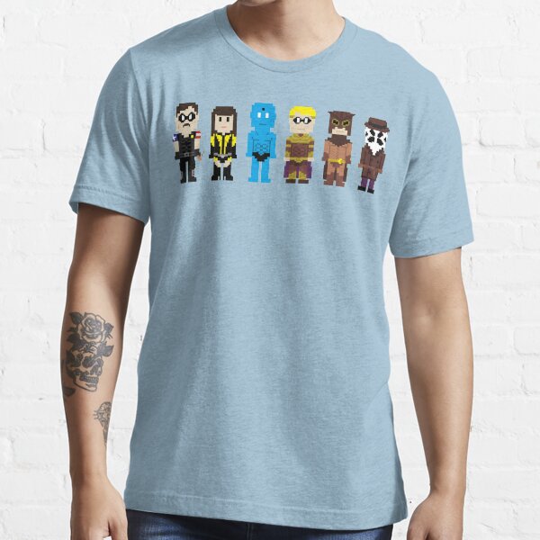 8-Bit Super Heroes 4: The Watch Guys Essential T-Shirt