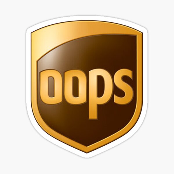 Item preview, Oops parody logo designed and sold by IncubeeWords.