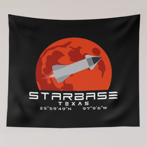 Item preview, Starbase Texas Boca Chica Spacex designed and sold by bone  apart.