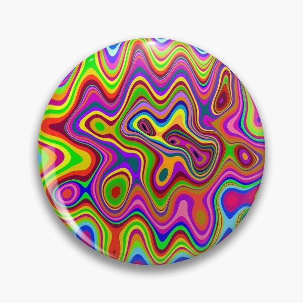 Item preview, Psychedelic Glowing Colors Pattern designed and sold by BluedarkArt.