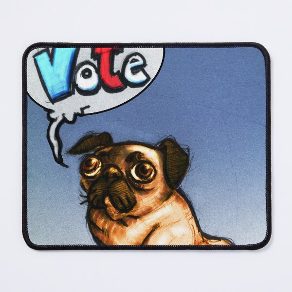 Item preview, Vote pug designed and sold by victorroa.