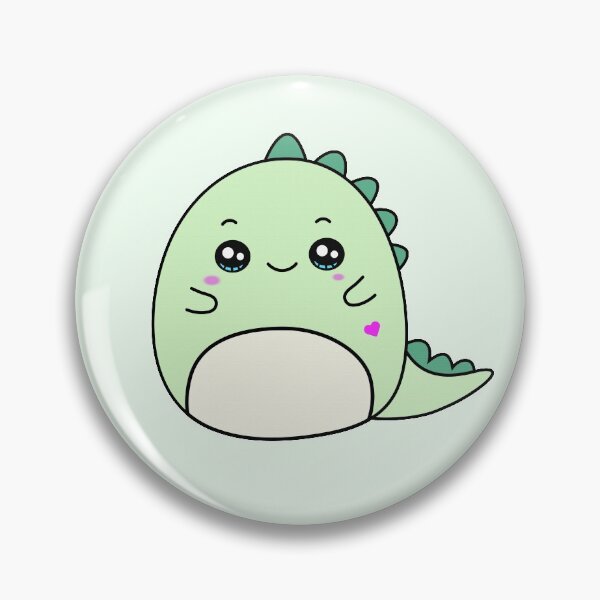 Item preview, Kawaii Baby Dinosaur Cute Blushing Dino Heart Animals designed and sold by Simplyy  Unique.